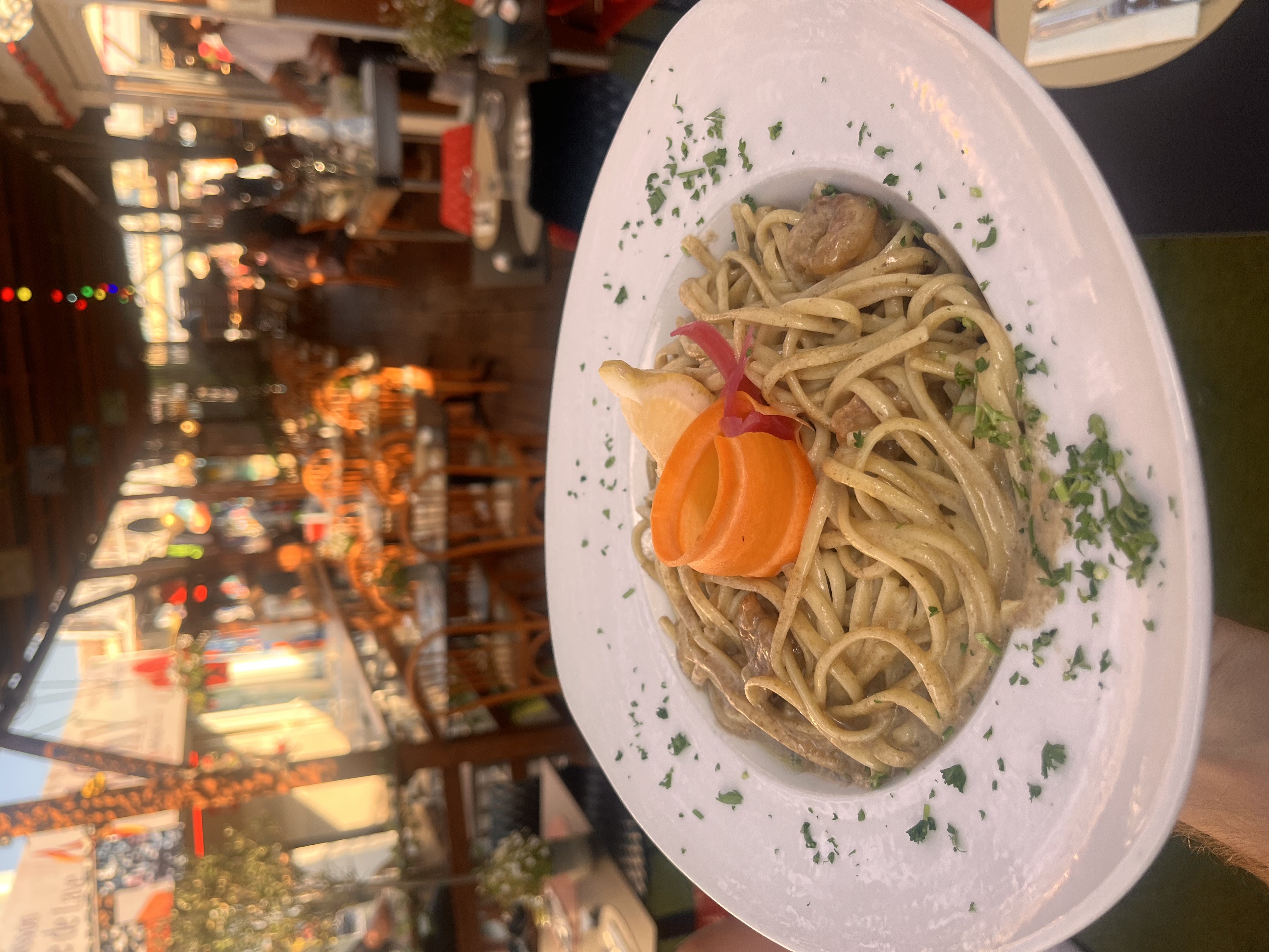 Linguine aux crevettes